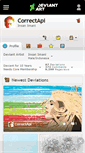 Mobile Screenshot of correctapi.deviantart.com