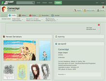 Tablet Screenshot of correctapi.deviantart.com