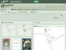 Tablet Screenshot of eyeoffcenter.deviantart.com