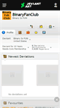 Mobile Screenshot of binaryfanclub.deviantart.com