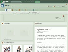 Tablet Screenshot of ikrius.deviantart.com