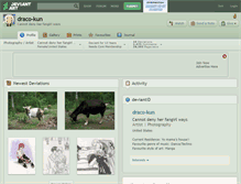 Tablet Screenshot of draco-kun.deviantart.com