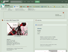 Tablet Screenshot of ichvon.deviantart.com
