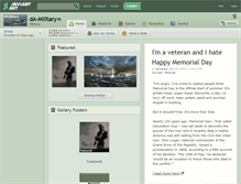 Tablet Screenshot of da-military.deviantart.com