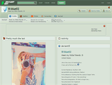 Tablet Screenshot of lil-blue02.deviantart.com