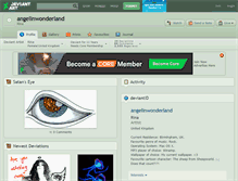 Tablet Screenshot of angelinwonderland.deviantart.com