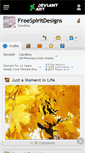 Mobile Screenshot of freespiritdesigns.deviantart.com