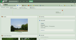 Desktop Screenshot of calyxi.deviantart.com