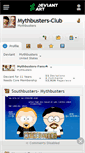 Mobile Screenshot of mythbusters-club.deviantart.com