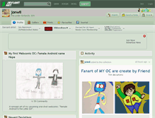 Tablet Screenshot of jonwii.deviantart.com