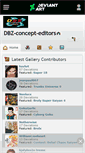 Mobile Screenshot of dbz-concept-editors.deviantart.com