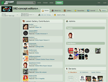 Tablet Screenshot of dbz-concept-editors.deviantart.com