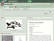 Tablet Screenshot of dark-fairy-baby.deviantart.com