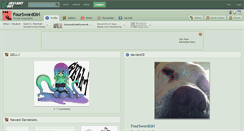 Desktop Screenshot of fourswordgirl.deviantart.com