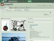Tablet Screenshot of grimreaper9999.deviantart.com