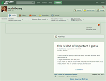Tablet Screenshot of mochi-bunny.deviantart.com