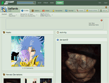 Tablet Screenshot of galliardo.deviantart.com