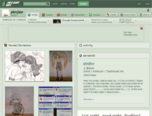 Tablet Screenshot of pbnjlee.deviantart.com