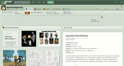 Desktop Screenshot of demonsniper666.deviantart.com
