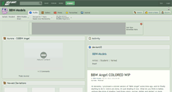 Desktop Screenshot of bbw-models.deviantart.com