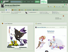 Tablet Screenshot of mouse-and-blackgato.deviantart.com