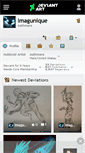 Mobile Screenshot of imagunique.deviantart.com