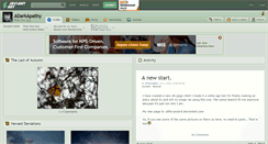 Desktop Screenshot of adarkapathy.deviantart.com