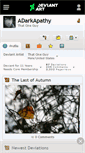 Mobile Screenshot of adarkapathy.deviantart.com