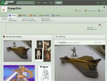 Tablet Screenshot of omega2064.deviantart.com