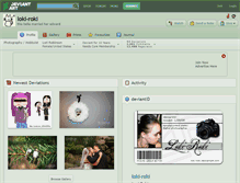 Tablet Screenshot of loki-roki.deviantart.com