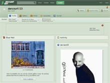 Tablet Screenshot of dancourt123.deviantart.com