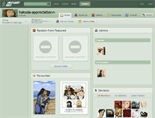 Tablet Screenshot of hakoda-appreciation.deviantart.com