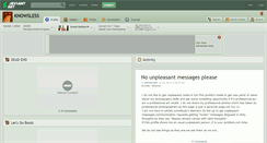 Desktop Screenshot of knowsless.deviantart.com