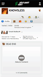 Mobile Screenshot of knowsless.deviantart.com