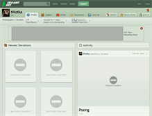 Tablet Screenshot of nkotka.deviantart.com