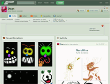 Tablet Screenshot of dican.deviantart.com