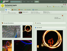 Tablet Screenshot of enchanted-apple.deviantart.com
