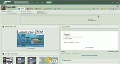 Desktop Screenshot of hypknotic.deviantart.com