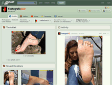 Tablet Screenshot of footografo.deviantart.com