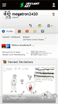 Mobile Screenshot of megatron2420.deviantart.com