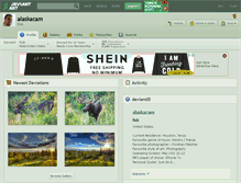 Tablet Screenshot of alaskacam.deviantart.com