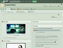 Tablet Screenshot of forsakenchikara.deviantart.com