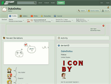 Tablet Screenshot of dukedoitsu.deviantart.com