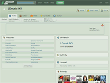 Tablet Screenshot of lemusic145.deviantart.com