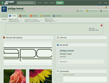 Tablet Screenshot of philipp-immel.deviantart.com