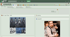 Desktop Screenshot of crimsonstrife.deviantart.com