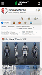 Mobile Screenshot of crimsonstrife.deviantart.com