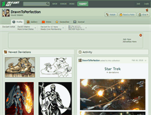 Tablet Screenshot of drawntoperfection.deviantart.com