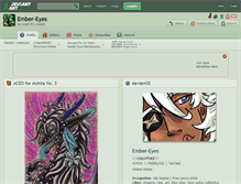 Tablet Screenshot of ember-eyes.deviantart.com