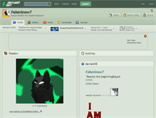 Tablet Screenshot of fallensnow7.deviantart.com